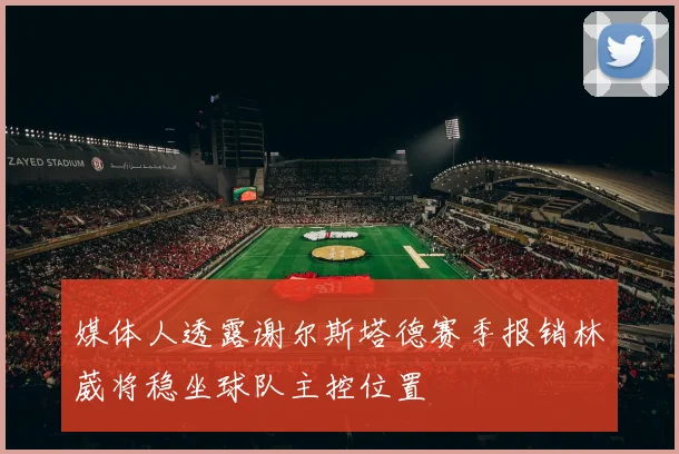 媒体人透露谢尔斯塔德赛季报销林葳将稳坐球队主控位置